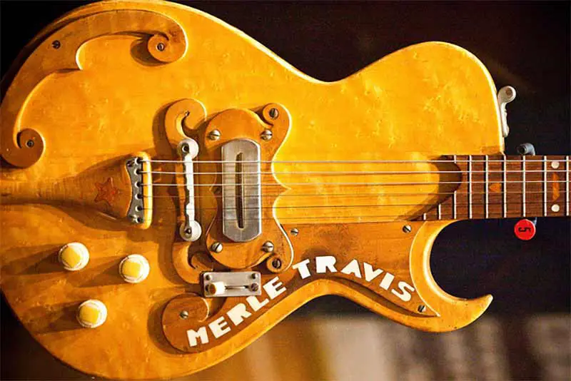 paul bigsby merle travis guitar, kw electric spanish, hawaiian music, copper wire wrapped, electrified instruments