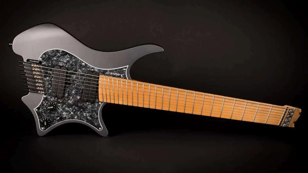 fanned fret multiscale extended range guitar by strandberg
