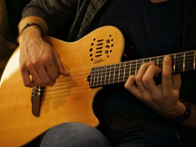 Augmented guitar chords