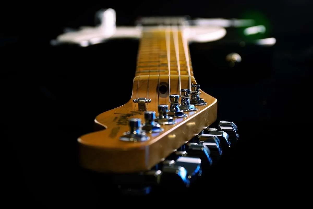 Components of an electric guitar