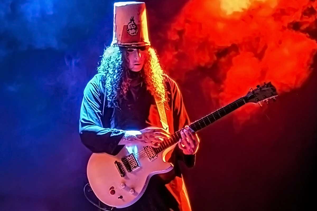 Buckethead, the enigmatic guitarist, is both a product of significant musical influences and a contributor to the sphere of avant-garde and rock music